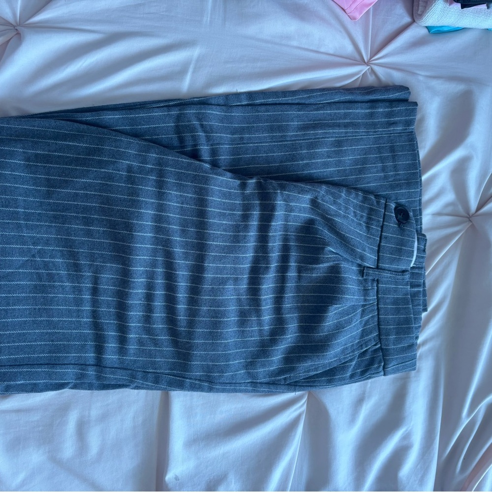 SO Charcoal Pinstripe Trousers